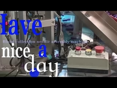 Modo de depuración de la máquina de ensamblaje de agujas de recolección de sangre