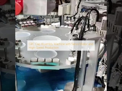 Máquina ensambladora de tapas CRC con servomotor y producción de alta velocidad