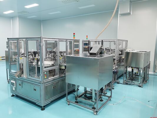 Máquina automática de ensamblaje de tapones desecantes para productos médicos