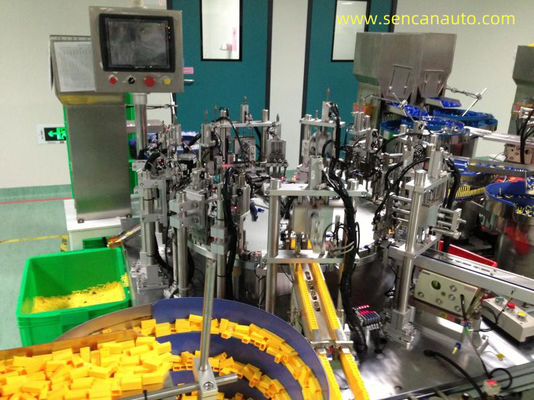 Un buen precio. Línea de producción de control de seguridad de lancetas con PLC Agujas de recolección de sangre en línea