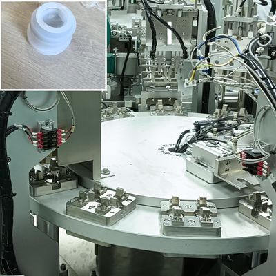 Un buen precio. Tipo de giradiscos con anillo de tracción único, máquina de ensamblaje de cubiertas de acero inoxidable de rendimiento estable en línea