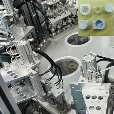 Un buen precio. Línea de producción de giradiscos o bucles personalizados para la máquina de ensamblaje de tapa de hélico con detección automática en línea