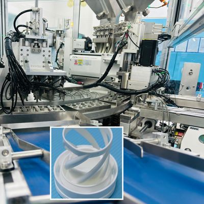 Un buen precio. Control por PLC de la máquina de montaje automática de la tapa del desecante de resorte en línea