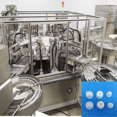Un buen precio. Tipo de giradiscos Anillo de tracción Soldadura ultrasónica Capilla de infusión Máquina de ensamblaje de acero inoxidable de rendimiento estable en línea