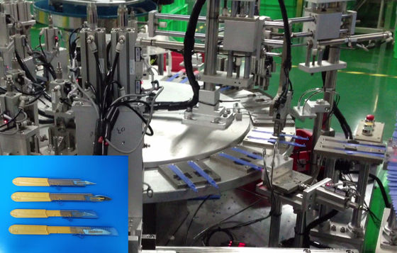 Un buen precio. Máquina de montaje automática y de gran capacidad de cuchillos quirúrgicos en línea