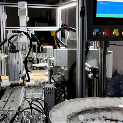Un buen precio. Máquina de ensamblaje de tapas CRC para tapas de desecante 1500-8500pcs/h en línea