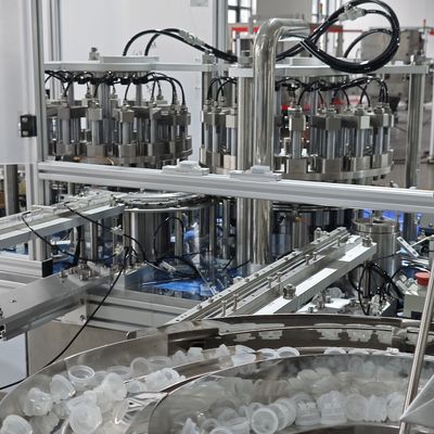 High Precision Servo Motor Double Folding Cover Assembly Machine with 14000-18000pcs/h Capacity and Stainless Steel + Aluminum Alloy Construction