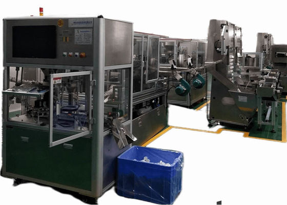 Un buen precio. Máquina de llenado de tapa de gel de 60 Hz Control PLC Ensamblaje automático de tapas de desecante en línea