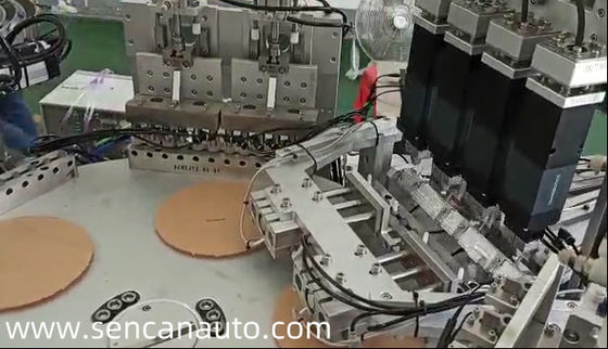 Máquina de ensamblaje automático de agujas de infusión OEM en la industria médica