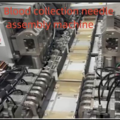 Máquina de ensamblaje automático para agujas de recogida de sangre de punta de dedo
