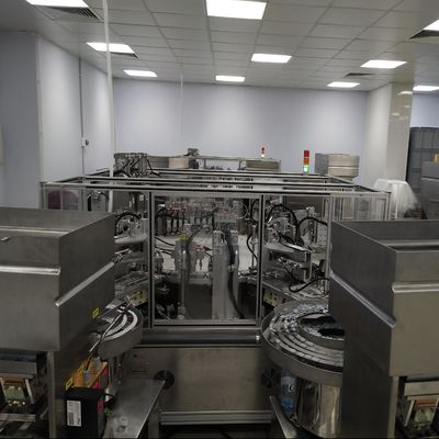 Máquina de ensamblaje automático de doble tapa con tapa europea tipo giratorio de acero inoxidable de alta capacidad