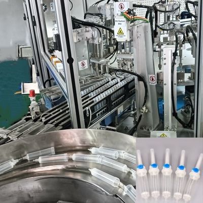 Un buen precio. Máquina de ensamblaje profesional de productos médicos personalizados para gotas intravenosas con inspección y soluciones de fibra óptica en línea