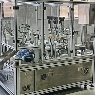 Un buen precio. Capuchón de lengua de pato Capuchón desecante Máquina de ensamblaje automático PLC Control de pantalla de visualización Función de funcionamiento estable en línea