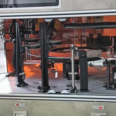 Inspección de 360 grados totalmente automatizada sin ángulo ciego 0,3% tasa de detección falsa Máquina de inspección de imágenes