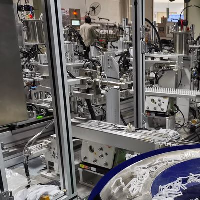 Máquina de ensamblaje de cabeza de bomba de rociador no estándar Control PLC de alta tecnología