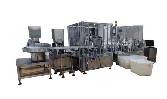 Un buen precio. Máquina de ensamblaje de productos médicos de alta precisión con fuente motriz independiente en línea
