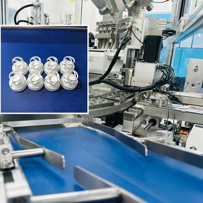 Un buen precio. Máquina de ensamblaje automático con tapa de desecante de resorte para tabletas efervescentes en línea