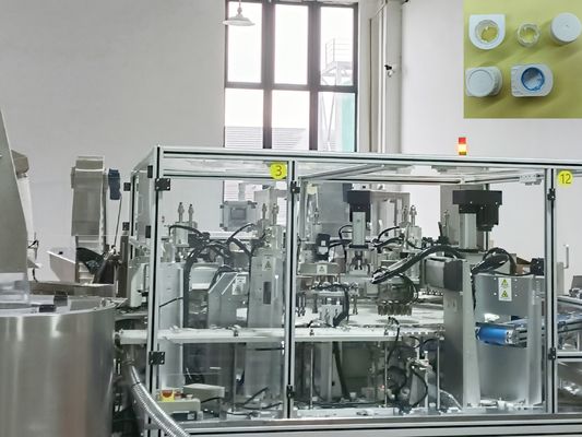 Un buen precio. Funciones de detección y orientación automáticas Máquina de ensamblaje de tapas de botellas de papel de leche para máquinas automáticas de tapa de cubierta de helicóptero en línea