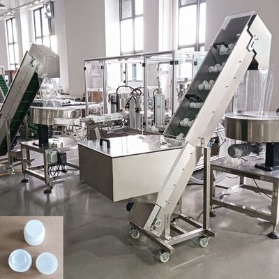 Máquina automática para atornillar la tapa de la botella de detergente de ropa