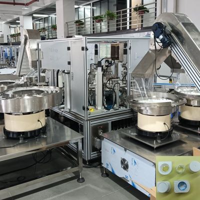 Máquina ensambladora de tapas de leche Heli Cap de dos a diez cavidades, operación por 1 persona