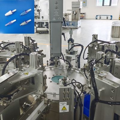 Un buen precio. Máquina de ensamblaje de productos médicos de acero inoxidable y aleación de aluminio para infusión Máquina de ensamblaje de conectores innecesarios en línea