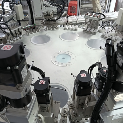 Custom Turntable Milk Cap Assembly Machine with Testing Station