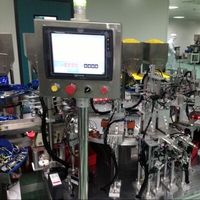 Un buen precio. Línea de producción de lancetas de seguridad totalmente automatizada con control PLC y una tasa de calificación superior al 99% para la fabricación de lancetas de sangre en línea